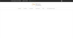 Desktop Screenshot of mccartonfoundation.org